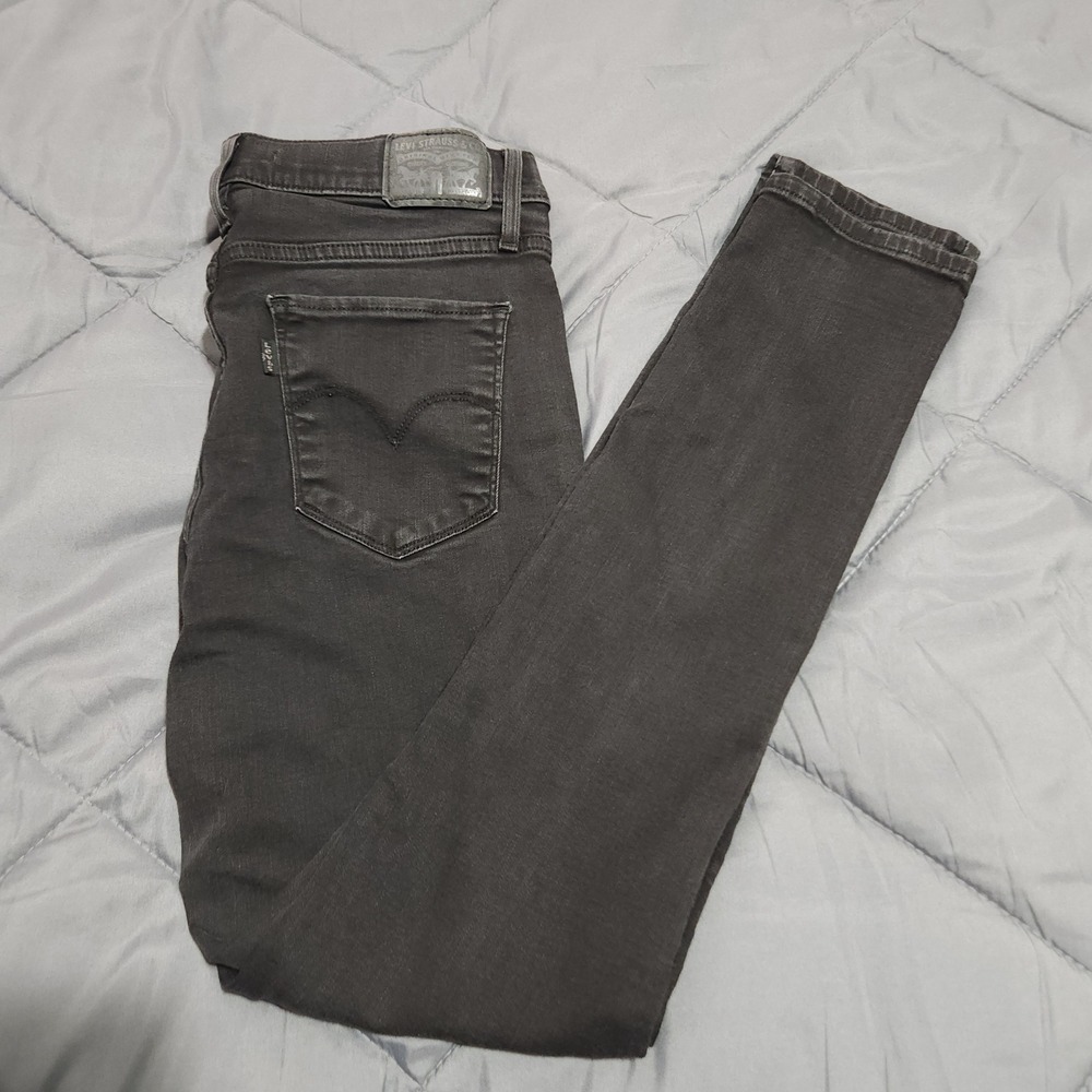 Levis 311 Shaping Skinny Jeans Womens 30 Black Mid Rise Stretch Denim Pants